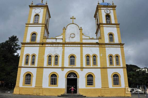 A bela Igreja Matriz de São Francisco do Sul, litoral norte de Santa Catarina